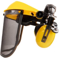 Visiera Protettiva In Rete Con Cuffie