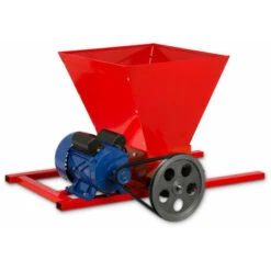 Vertes Pigiatrice Uva Macinino Per Frutta Torchio Mulino, Apertura Della Tramoggia 40x38cm, Elettrico 550W, Per La Lavorazione Delluva Per Ottenere Una Purea, 2 Rulli Massicci