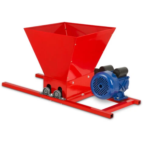 Vertes Pigiatrice Uva Macinino Per Frutta Torchio Mulino, Apertura Della Tramoggia 40x38cm, Elettrico 550W, Per La Lavorazione Delluva Per Ottenere Una Purea, 2 Rulli Massicci - immagine 4