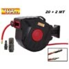 ARROTOLATORE AVVOLGITUBO TUBO PER ARIA COMPRESSA 20 + 2 METRI IN PVC RINFORZATO