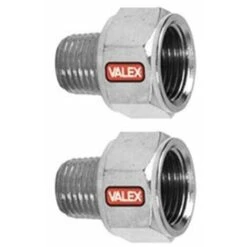 ADATTATORI RIDUZIONI DA 3/8 FEMMINA -- 1/4 MASCHIO PER TUBI CON ATTACO A VITE