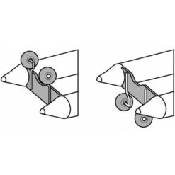 Ruote Alaggio Poppa Inox