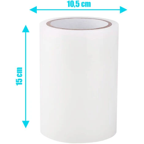 Rotolo Pellicola Adesiva Per Dispenser Copriscarpe Automatico 10x15 Cm - immagine 5