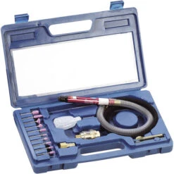 Micro Smerigliatrice Aria 1/8 Pollici Penna Pneumatica Rossa 65.000 Rpm