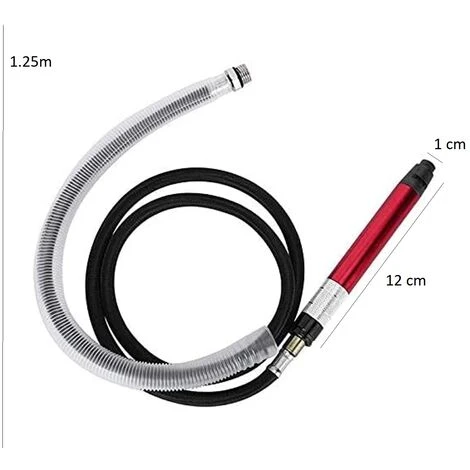 Micro Smerigliatrice Aria 1/8 Pollici Penna Pneumatica Rossa 65.000 Rpm - immagine 5