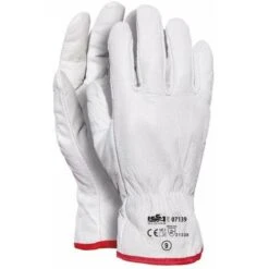 12 Paia Guanti Da Lavoro In Pelle Fiore Di Bovino TG Misura 10 Tutto Pelle