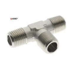 AIGNEP RACCORDO ARIA COMPRESSA A T MASCHIO FILETTATO ESTERNO IN METALLO 4010-1/8' M 1/8 M