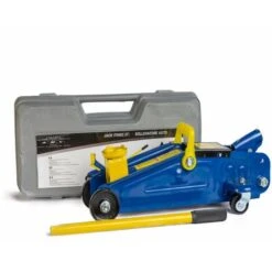 Cric Sollevatore Idraulico Professionale 2t Ruote Bidirezionali A Cuscinetto