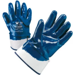 Guanti Antinfortunistici Neri 912 Boxer - 10 (XL) - Bianco E Blu