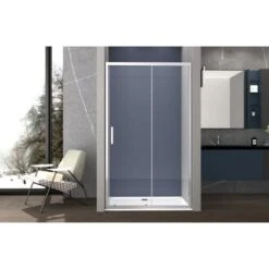 Box Doccia 150 Cm A Nicchia Porta Scorrevole Apertura Laterale Altezza 195 Cm