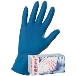 Guanti In Lattice Spessorato ICO Hi-Risk (Conf. 50 Pz), Misura: XL