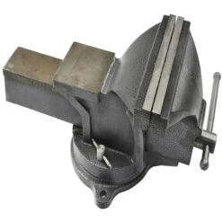 MORSA DA BANCO GIREVOLE 200 Mm INCUDINE PROFESSIONALE IN GHISA E ACCIAIO