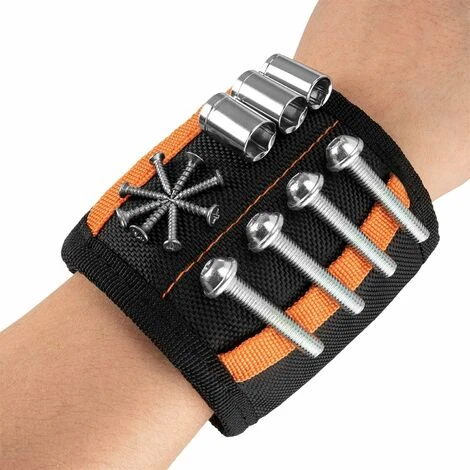 Bracciale Magnetico, Regolabile Con 20 Magneti Super Potenti Per Viti Chiodi Punte Da Trapano, Idea Regalo Per Uomini Papà Compleanno, Strumento Regalo Per Fai Da Te Tuttofare Regalo Festa Del Papà