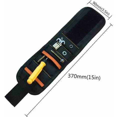 Supporto Per Attrezzi Da Polso Magnetico Regolabile Con Cinturino Da 20 Magneti Super Potenti, Per Viti, Chiodi, Bulloni E Piccole Parti Metalliche, Regalo Per PapĂ , Tuttofare - immagine 3