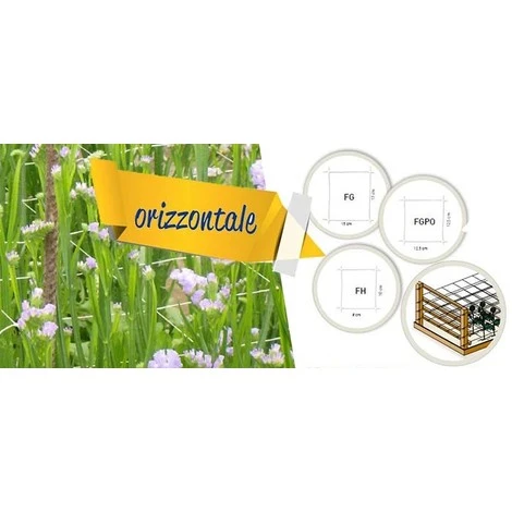 RETE HORTONOVA PER RAMPICANTI TENAX BIANCA METRI 500 X ALTEZZA 170 CM SOSTEGNO ORTAGGI FIORI - immagine 4