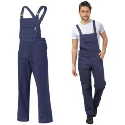 Salopette/Pettorina Da Lavoro Blue Siggi Labor, Misura: 2XL (60/62)