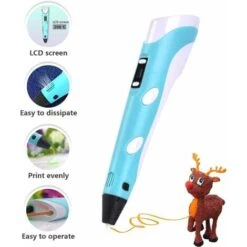 Penna Per Stampa 3D - Penna Per Stampa 3D Compatibile Con ABS E PLA Da 1,75 Mm