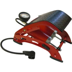 Pompa A Pedale A Doppio Cilindro Con Manometro Faithfull