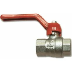 RUBINETTO A RESCA DI LINEA A SFERA CON DUE FILETTI FEMMINA PER ARIA COMPRESSA 1/2