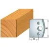 COPPIA COLTELLI SAGOMATI LAVORAZIONE LEGNO PER FRESA TOUPIE 40MM MOD.00