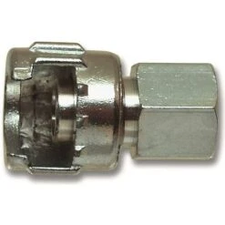 RACCORDO CON DADO FRESATO CON FILETTO FEMMINA 3/8