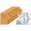 COPPIA COLTELLI SAGOMATI LAVORAZIONE LEGNO PER FRESA TOUPIE 40MM MOD.36