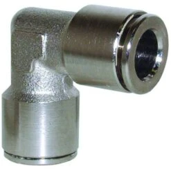 RACCORDO A L INTERMEDIO AUTOMATICO PER TUBO RILSAN 10 X 8