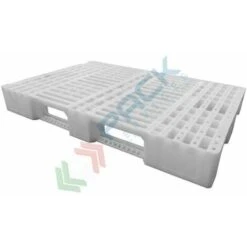 Pallet In Plastica (HDPE), Mis. 800 L X 1200 P X 150 H Mm, Con 3 Traverse, Piano Forato, Portata Statica 4000 Kg, Portata Dinamica 1500 Kg