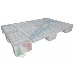 Pallet In Plastica (HDPE), Mis. 800 L X 1200 P X 135 H Mm, Con 9 Piedi, Piano Forato, Portata Statica 1800 Kg, Portata Dinamica 600 Kg