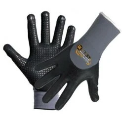 Guanti Di Protezione In Nitrile Palmo Puntin, Col. Grigio Nero. 10 - Grigio Nero