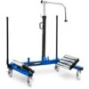 MSW Carrello Smontagomme Sollevatore Per Ruote Montaggio Ruota 1.500 Kg 0 - 77 Cm