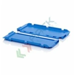 Coperchio Incernierato Per Cassetta Inseribile E Sovrapponibile In Plastica (PP) 800 X 600 Mm, Serie MB