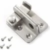 Lucchetto Per Porta Hasp Lucchetto Piccolo Antifurto, Lucchetto In Acciaio Inossidabile Con Chiusura A Levetta Fermi Per Porte Di Sicurezza, A Sinistra Aperta