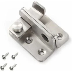 Lucchetto Per Porta Hasp Lucchetto Piccolo Antifurto, Lucchetto In Acciaio Inossidabile Con Chiusura A Levetta Fermi Per Porte Di Sicurezza, A Sinistra Aperta