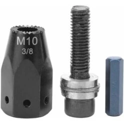 Testa Della Pistola Della Rivettatrice, M5 M6 M8 M10 Testa Della Rivettatrice Pneumatica Rivettatrice Delle Parti Testa Della Pistola Della Rivettatrice Dell'aria (gambo Dritto Esagonale M10)