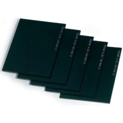 5PZ VETRO PER MASCHERA SALDATURA - VERDE INATTICO 75X98mm VETRI SALDATRICE