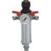 MADE IN ITALY RIDUTTORE DI PRESSIONE FILTRO PER COMPRESSORE 2 RUBINETTI - 3/8
