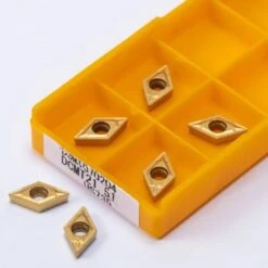 SET 10 INSERTI PER UTENSILI TORNIO A ROMBO LATO 7,5MM - PLACCHETTE INSERTO