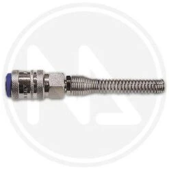 RUBINETTO RACCORDO CON MOLLA ATTACCO 6/8mm - AUTOMATICO RAPIDO