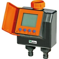PROGRAMMATORE BIZONA IRRIGAZIONE DIGITALE CON VALVOLA SOLENOIDE PAPILLON