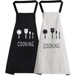 Grembiule Tuta Impermeabile E Antiolio 2 (nero + Bianco)