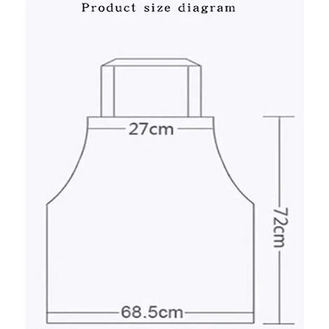 Grembiule Tuta Impermeabile E Antiolio 2 (nero + Bianco) - immagine 2