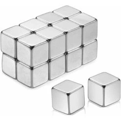 Set Di Magneti A Cubo Al Neodimio Extra Forte, Magneti A Cubo Per Lavagna Magnetica In Vetro, Lavagna Bianca, Carte Per Insegnanti Di Scuola Con Contenitore.