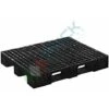 Pallet In Plastica Riciclata (HDPE), Mis. 1000 L X 1200 P X 150 H Mm, Con 3 Traverse, Piano Forato, Portata Statica 4000 Kg, Portata Dinamica 1500 Kg