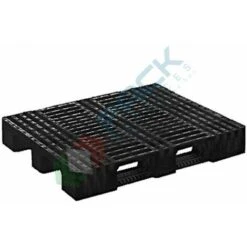 Pallet In Plastica Riciclata (HDPE), Mis. 1000 L X 1200 P X 150 H Mm, Con 3 Traverse, Piano Forato, Portata Statica 4000 Kg, Portata Dinamica 1500 Kg