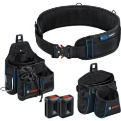 Borsa Per Gli Attrezzi BOSCH Combi-kit:1 Cintura 108 + 2 Borselli GWT 2-4 + 2 Proclick Holder - Taglia L/XL - 1600A0265R