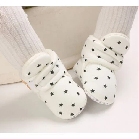 Scarpa Modello Invernale In Cotone 0-1 Anno Con Fondo Morbido E Velluto Per Tenersi Al Caldo - immagine 2