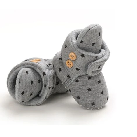 Scarpa Modello Invernale In Cotone 0-1 Anno Con Fondo Morbido E Velluto Per Tenersi Al Caldo - immagine 3