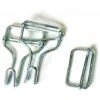 Fibbia E Gancio Cinghia Per Pompe Mm. 40X20X2,8