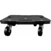 Pedana Carrellino Con Ruote Misure 58X38X12cm ARTPLAST DOLLY Nero - Portata 543 Kg